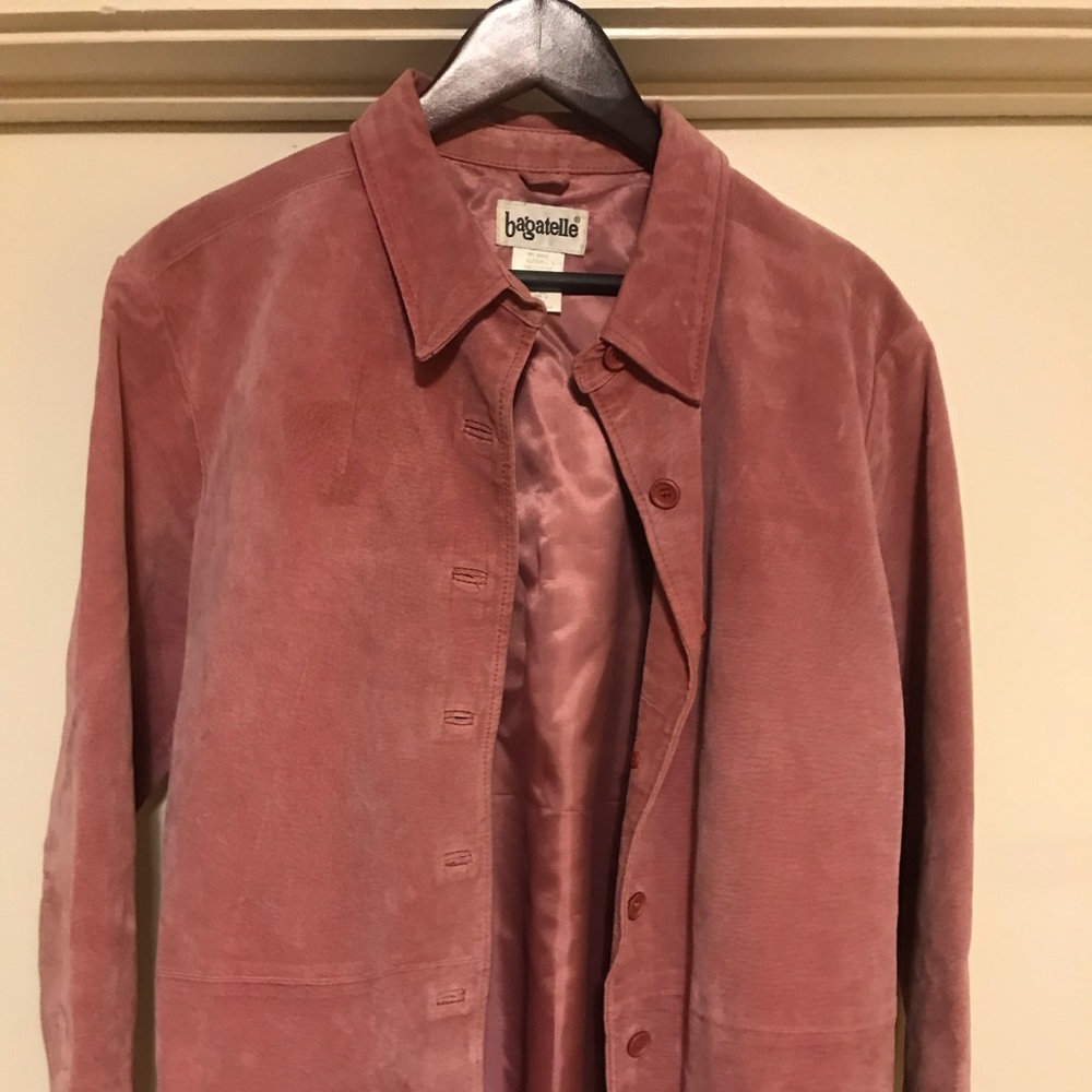 Pink Leather Jacket